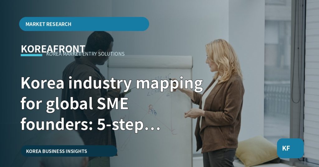 Korea industry mapping for global SME founders: 5-step decision countdown